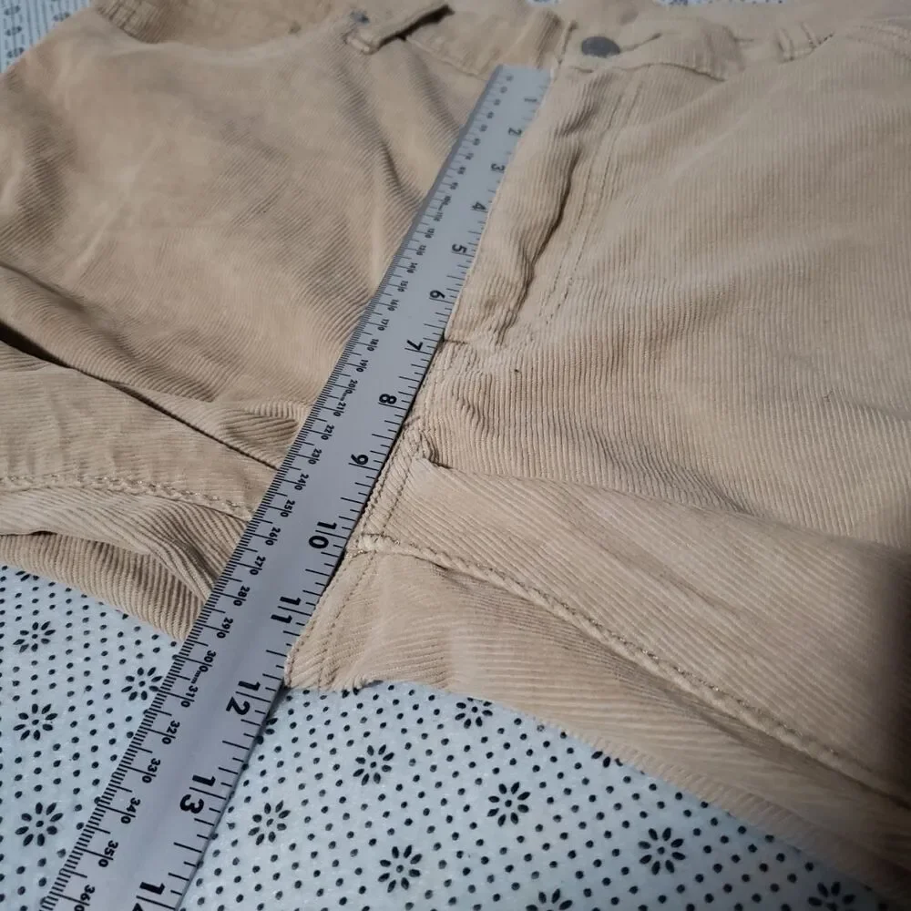 Levi's 511 Premium Corduroy Pants Mens W38 L32 Tan Khaki Slim Fit Stretch Cords